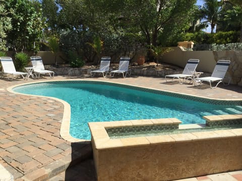 Pool and lounge chair deck