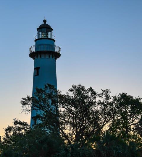 LIGHTHOUSE ON SAINT SIMON ISLAND
