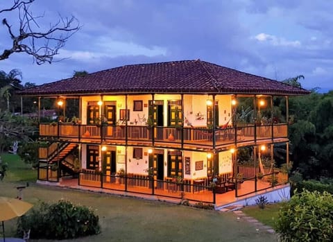 Front of property - evening/night