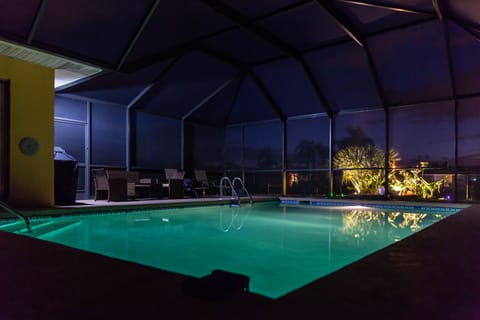 Pool at night