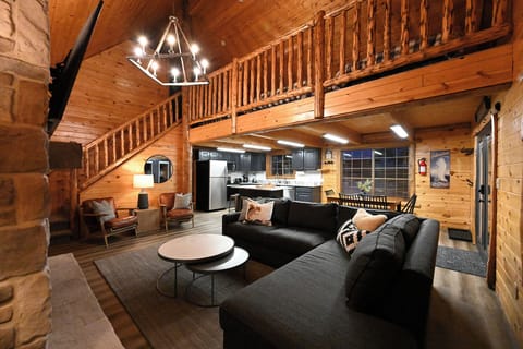 Living Room & Kitchen Area