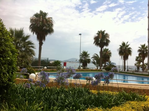 Sea views from the big pool.