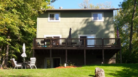 View of house from lake.