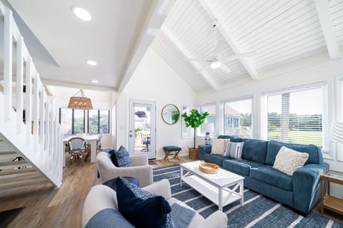 Beautiful open floor plan and walls of windows make this the perfect rental villa