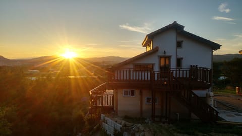 Front of property - evening/night