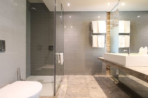 Comfy | Bathroom | Free toiletries, hair dryer, bathrobes, towels