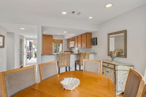 There is additional seating for two at the counter.