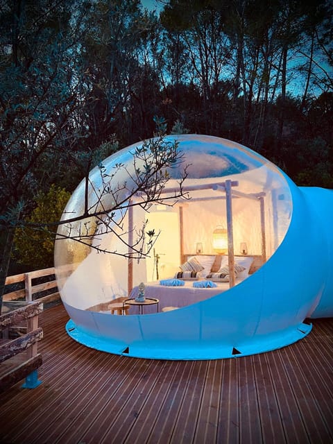 Panoramic Cabin, 1 Queen Bed, Non Smoking (Bulle en Plein Air) | Free WiFi, bed sheets