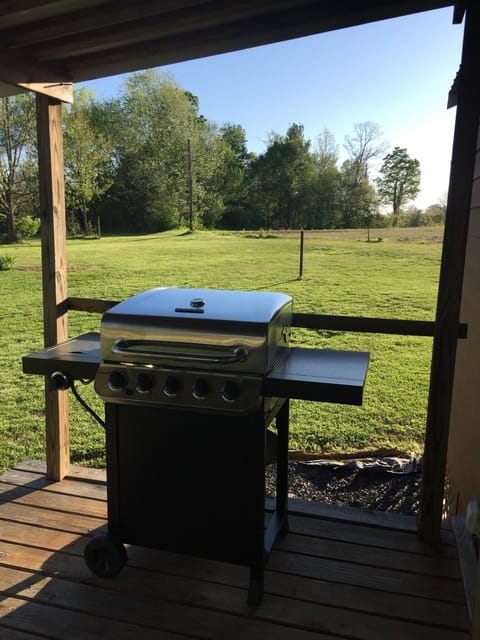 Each cabin has a gas grill for your outdoor grilling and barbecues