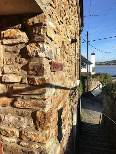 View from the from door - the jetty and Instow beyond