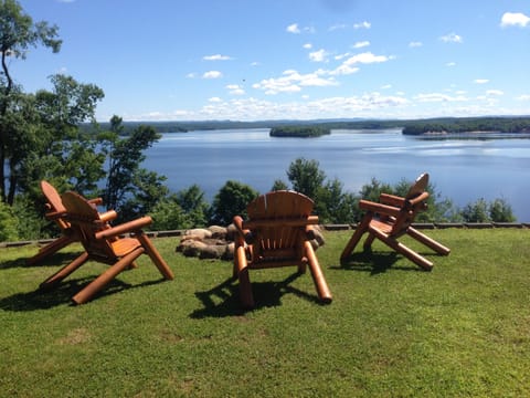 Adirondack chairs - hand made on the property 
