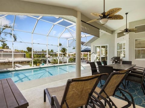 Screened Lanai for Relaxing Poolside