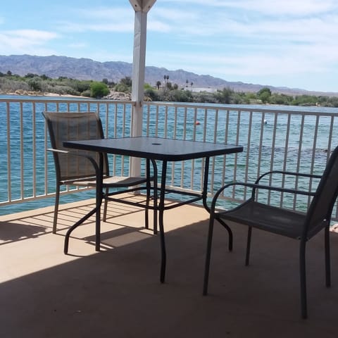 Our deck over the water.