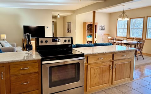 Open concept. View from kitchen