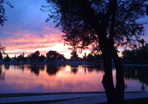 Gorgeous sunset views from the balcony!