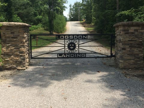 Private gated entrance