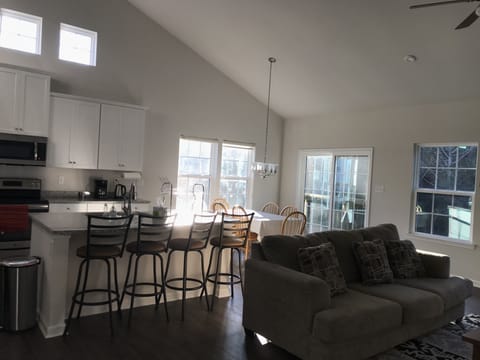 Many chairs for large family reunion