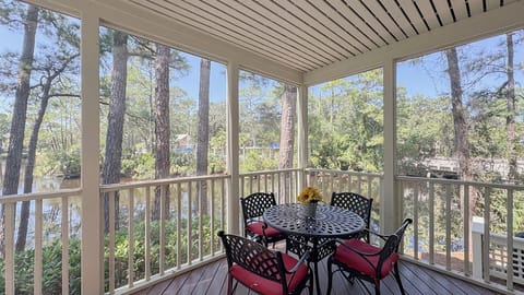 Screened-in Porch with View of the 11-mile Lagoon