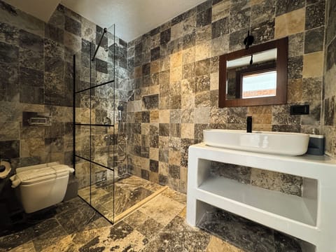 Free toiletries, hair dryer, slippers, towels