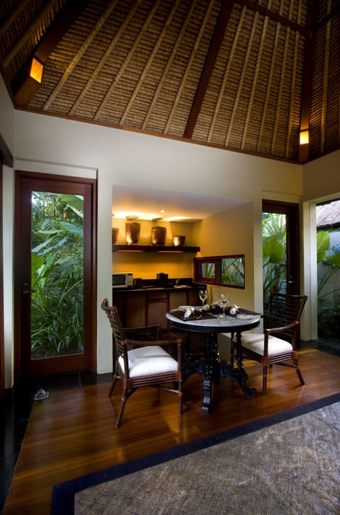 One-Bedroom Private Pool Villa with Free Airport Transfer | Private kitchen | Coffee/tea maker, electric kettle, highchair, dining tables