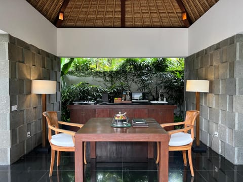 Sleep Staycation Package - One-Bedroom Luxury Pool Villa | Private kitchen | Coffee/tea maker, electric kettle, highchair, dining tables