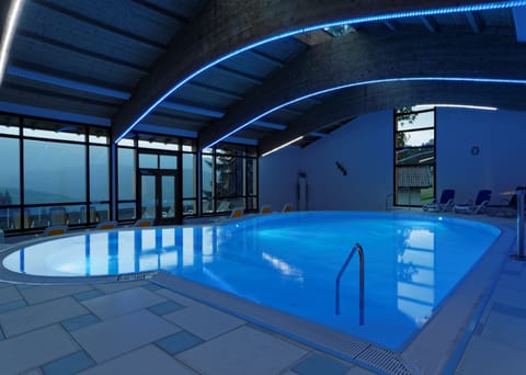 Indoor pool, open 7 AM to 8:00 PM, sun loungers