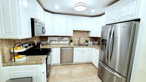 Let's go Into the Fully Equipped Kitchen