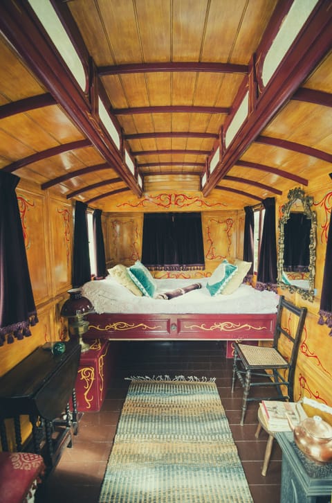 ROSIE THE GYPSY WAGON | Individually decorated, individually furnished, iron/ironing board