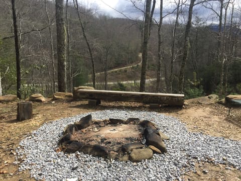 Even the fire pit offers a great view.