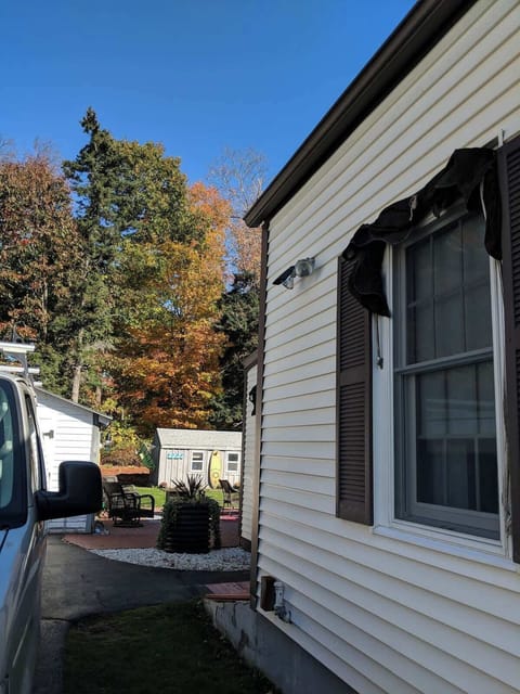 coming down driveway