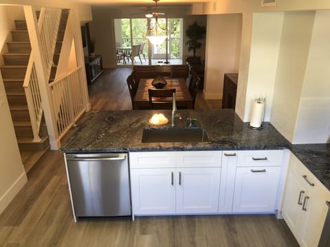 New Kitchen W/All Stainless Steel Appliances.