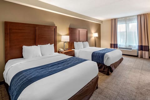 Room, 2 Queen Beds, Accessible, Non Smoking | Individually decorated, individually furnished, desk, laptop workspace