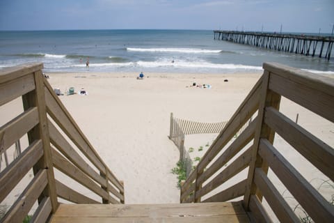 On the beach