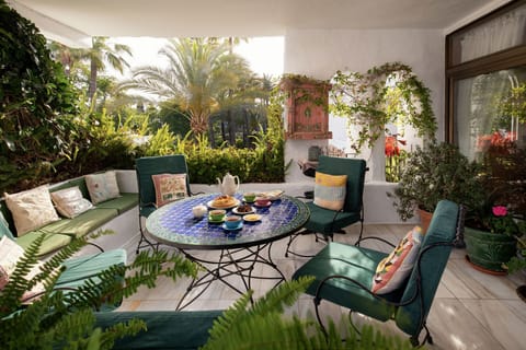 Treetops Terrace During The Day,  Overlooking Gardens