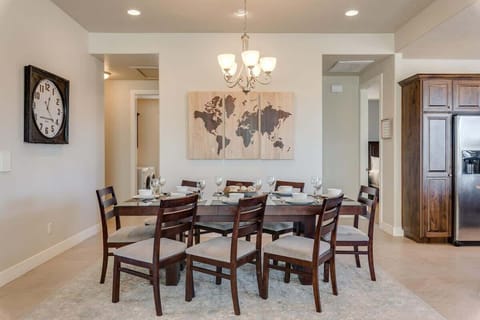 Comfortable dining seating for 8