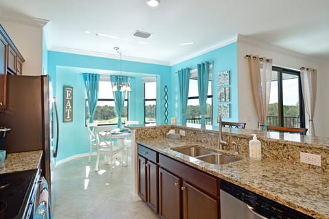 This Kitchen is equipped with everything you'll need from Coffee to Crepes!