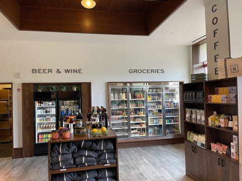 Mini marketplace/grocery store on site