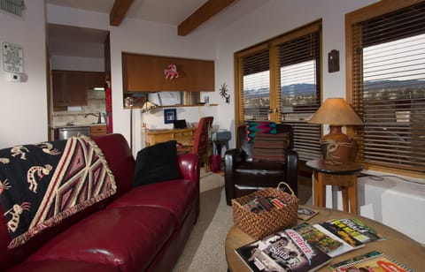 Living room with view of mountains