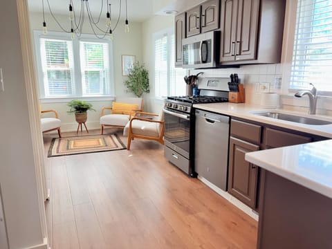 Kitchen with seating area for your morning coffee talks 

