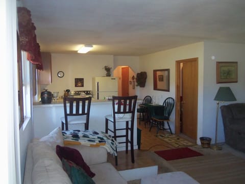 Kitchen and living room