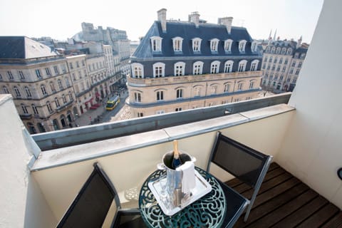 Comfort Double Room, Non Smoking, City View | Balcony view