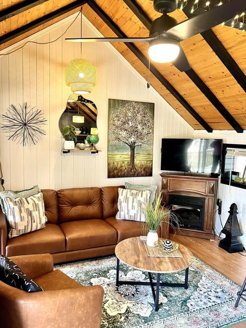 Living room, dining kitchen space