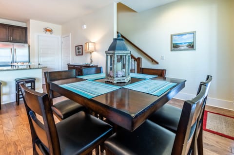 Dining table with seating for 6