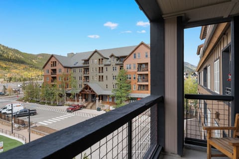 Private balcony with outdoor seating