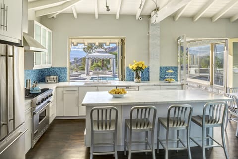 Spectacular kitchen featured in Architectural Digest.