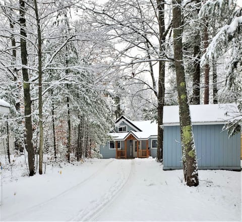 Plenty of parking on the long driveway, plus in front of and next to garage.
