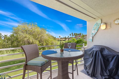 Have an evening glass of wine! Outdoor Electric Grill for monthly guests.