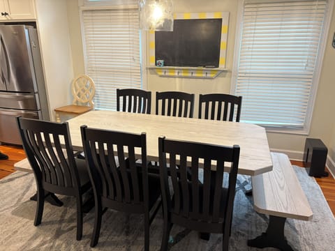 Custom made table for gathering and making memories.