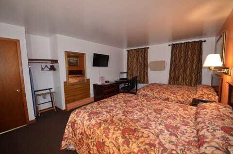 Individually decorated, individually furnished, desk, iron/ironing board