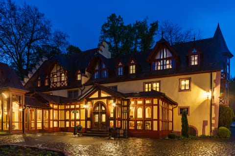 Front of property - evening/night